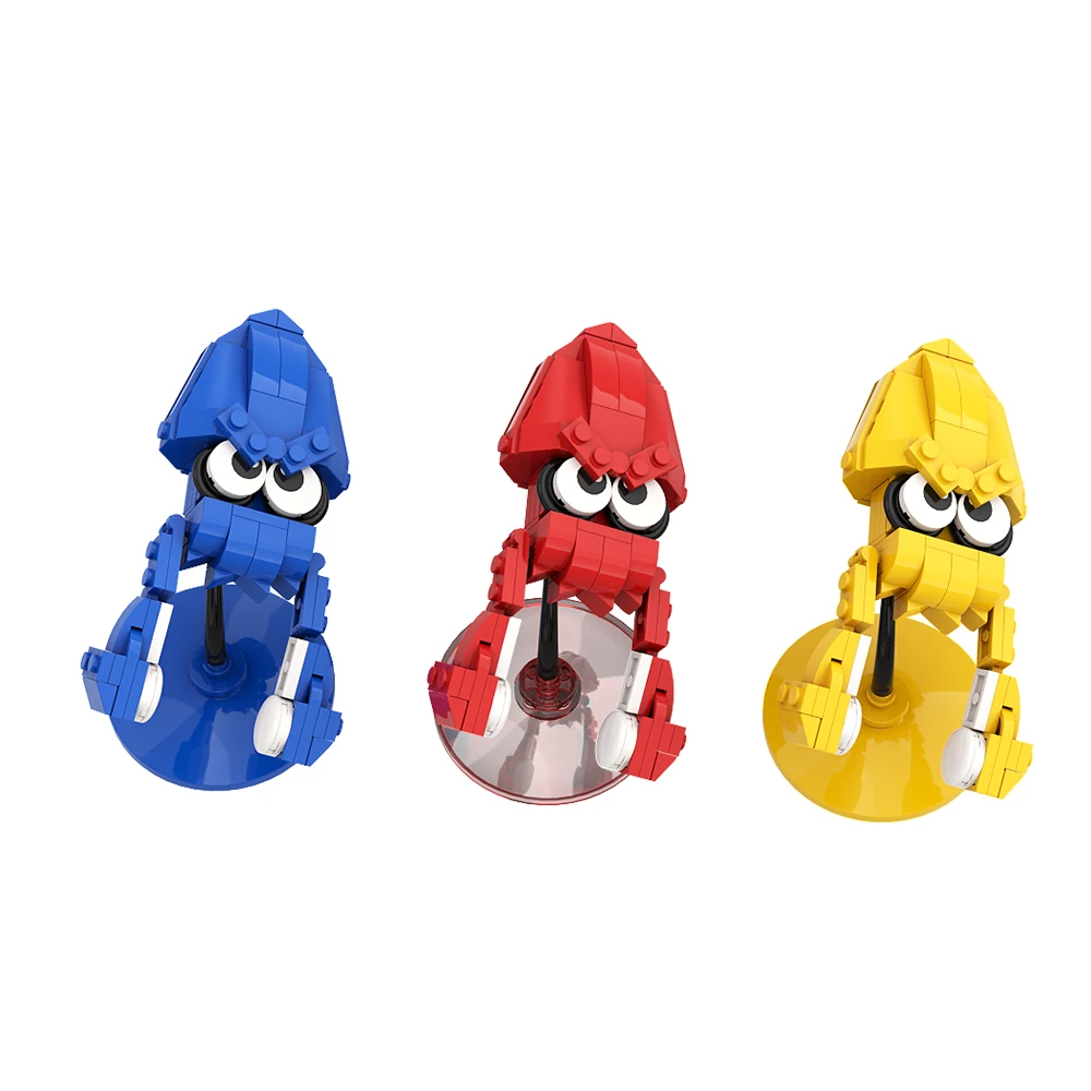 Gobricks Splatooned Squid Building Block Original Innovative Design Kawaii Assembly Bricks Model Education Toy For kids gift