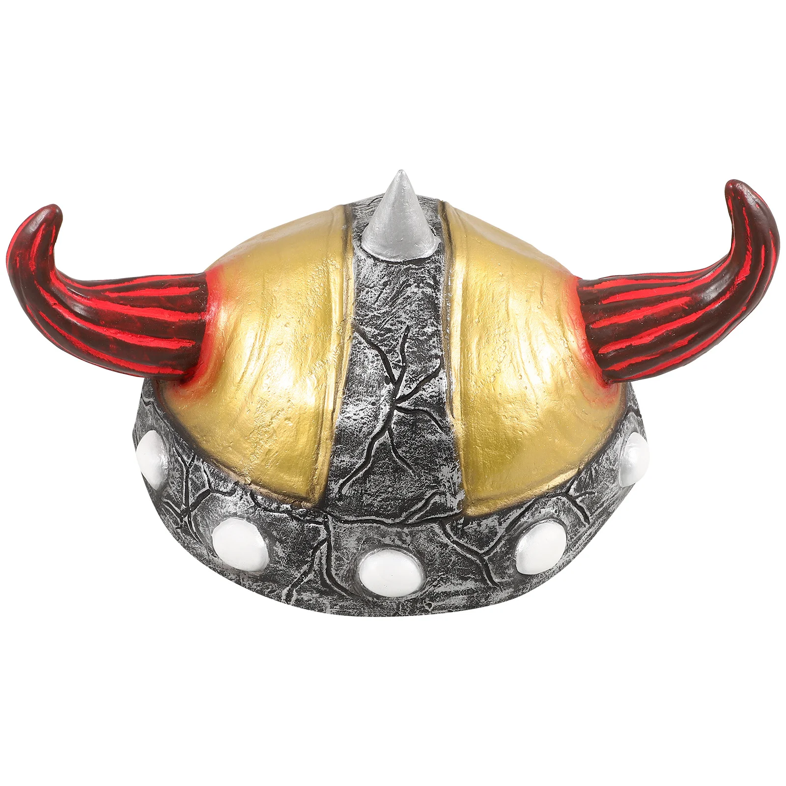 Cappello in corno di bue Cappello vichingo in lattice per la festa di Halloween Cosplay Foto Prop Gioco di ruolo Accessorio per decorazioni Spettacolo di carnevale