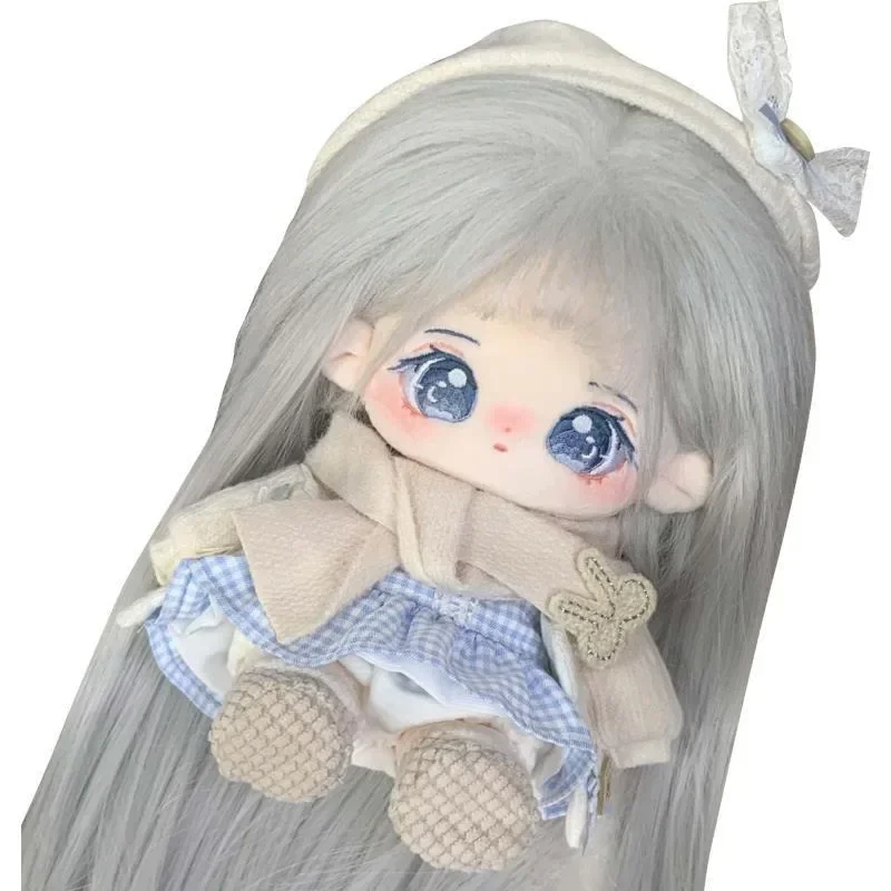 20 cm bébé poupée avec cheveux en peluche poupée jouet poupées accessoires pour notre génération corée Kpop EXO idol poupées