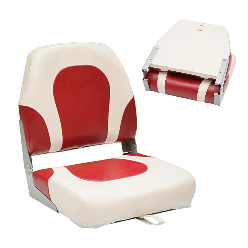 STLFF Folding Boat Seat Manufacturers Low Back Drift Boat Seats Custom Bass Boat Seat Sonar air Bag