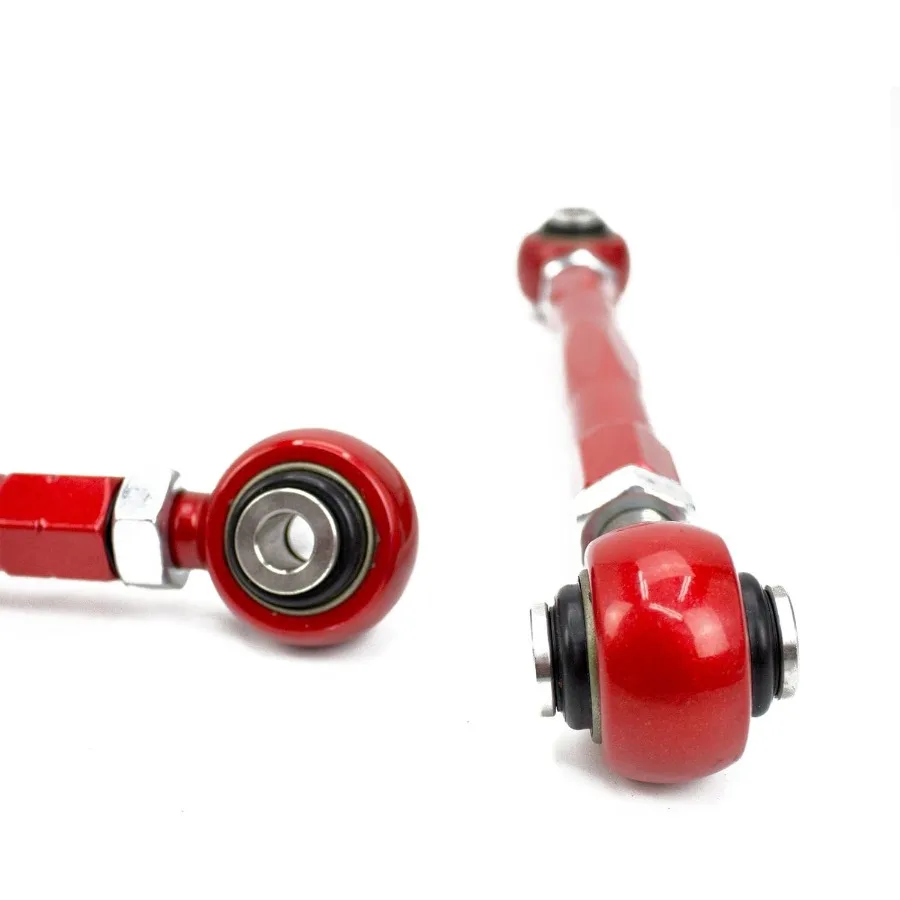 調整可能なトウリアフォワードラテラルアーム（球面ベアリング付き）2個セット、車両のアライメントと安定性を向上、理想的な選択肢