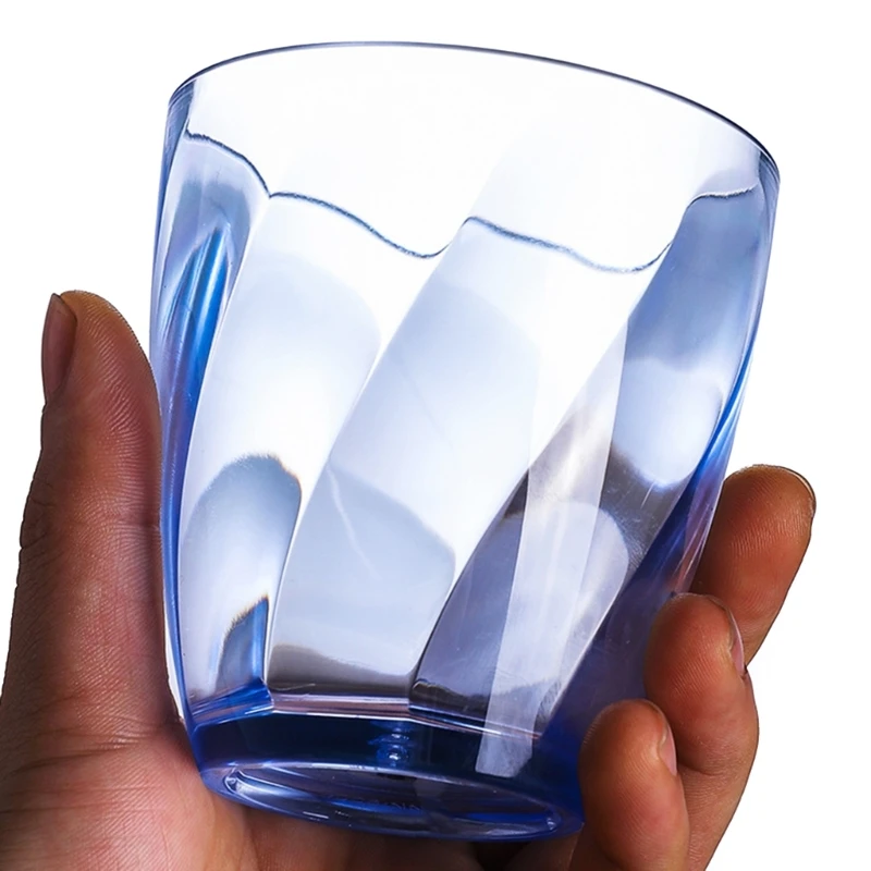 310ml Shatterproof Plastic Wine Glass Unbreakable Water Tumblers Plastic Drinking Glasses Reusable Drinking Cups for Bar