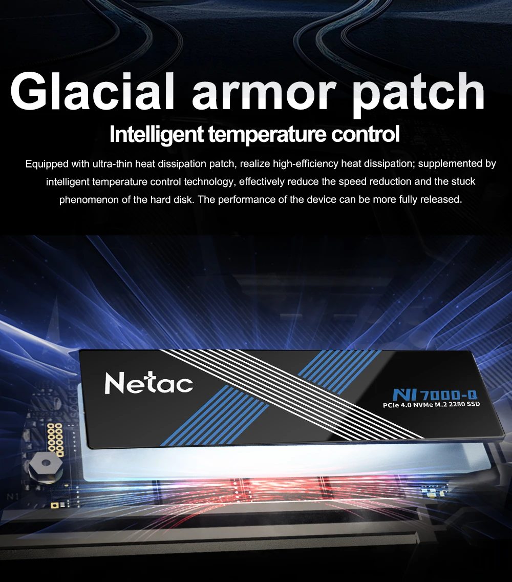Netac SSD NVMe M2 SSD 1TB 2TB 4TB M2 SSD PCIe 4.0x4 M.2 2280 Hard Disk Solid State Drive for Laptop PS5 Desktop