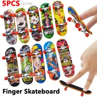 5-1PCS Small Finger Skateboards Funny Fingertip Fingerboard Professional Finger Skateboard Autism Sensory Toys Party Favor Gift