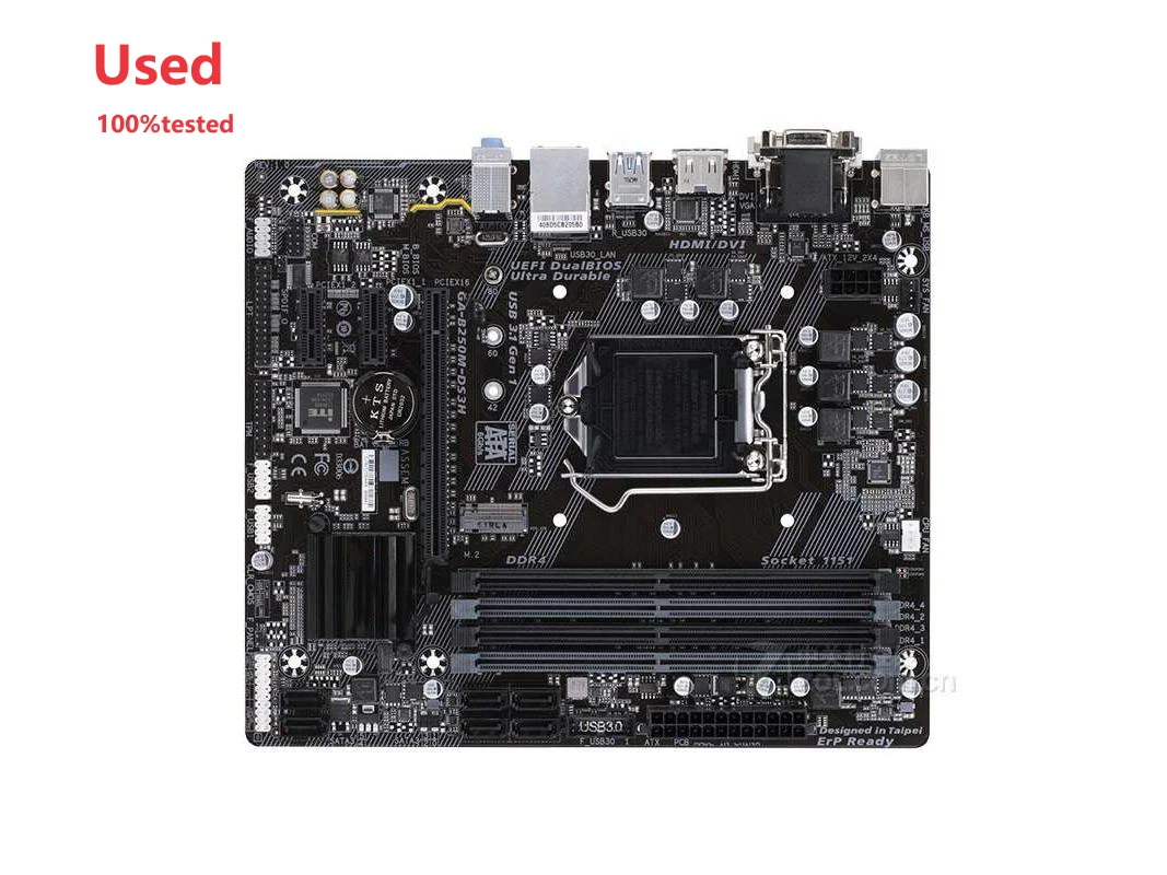 Imagem -01 - Desktop Motherboard Suporte Lga 1151 6ª e 7ª Geração i7 i5 i3 Ddr4 64gb Ssd M.2 B250m-ds3h