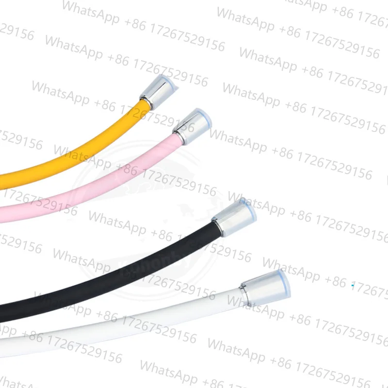 1PC Shower Hose Thickened Explosion-Proof Silicone Hot Water Rain Shower Pipe Thread G1/2'