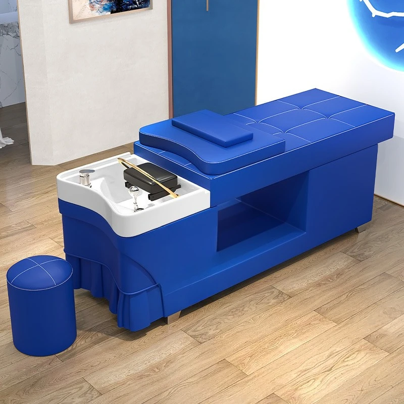 Factory Direct 2026 Beauty salon barber shop special head treatment bed water circulation with water heater fumigation massage i