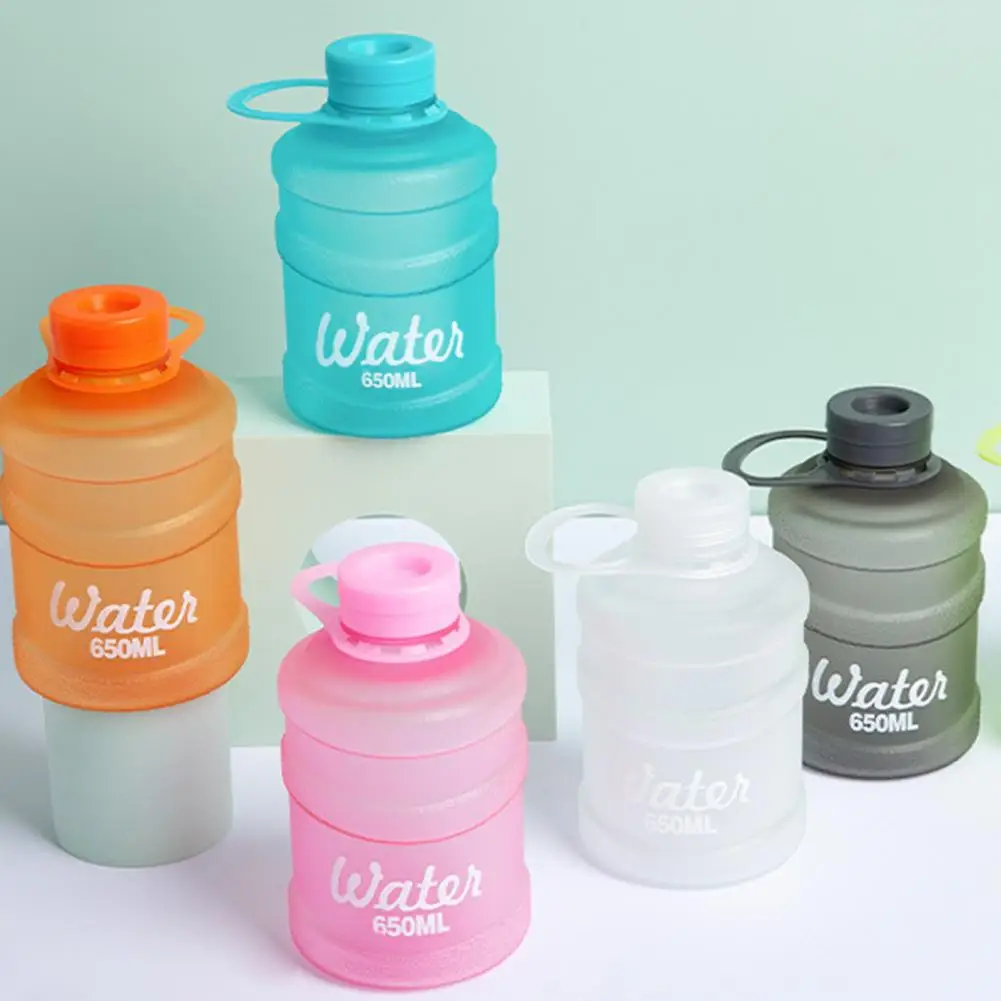 Water Bottle Round Small Mouth Sports Bottle PC Portable  Practical Cute Small Handy Cup