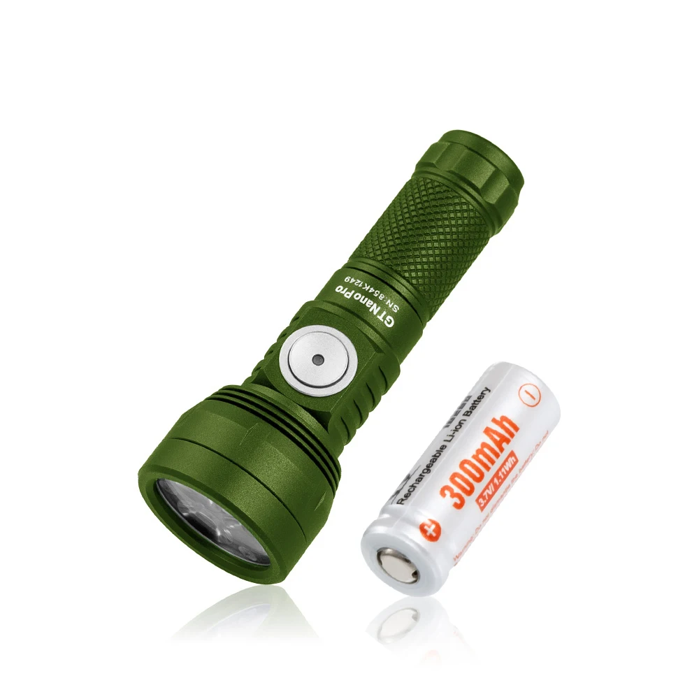 Lumintop GT NANO PRO V3.0USB Type C Rechargeable Keychain Flashlight 10280 Battery 150Meters 1600 Lumen Power Camping Torch