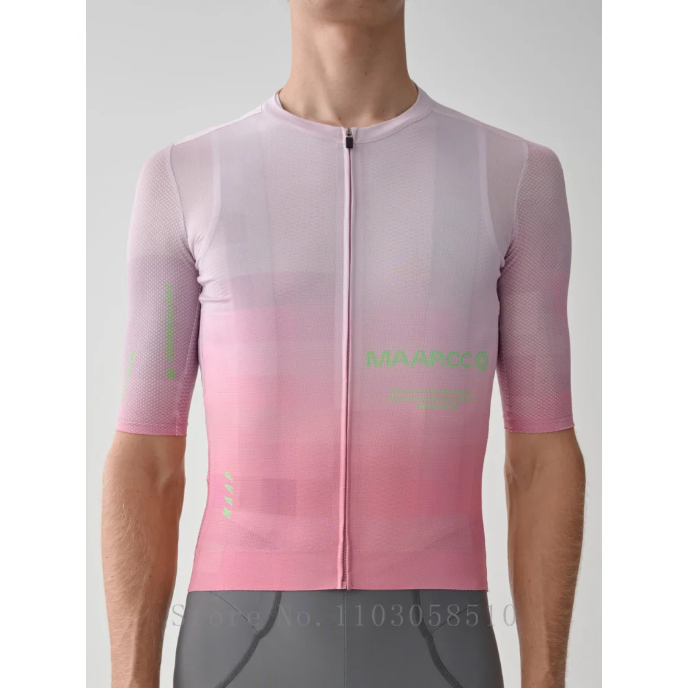 

Men Summer Cycling Jersey Bike Top Bicycle Shirt Mountain Road Riding Clothing Short Sleeve lightweight high elasticity jersey