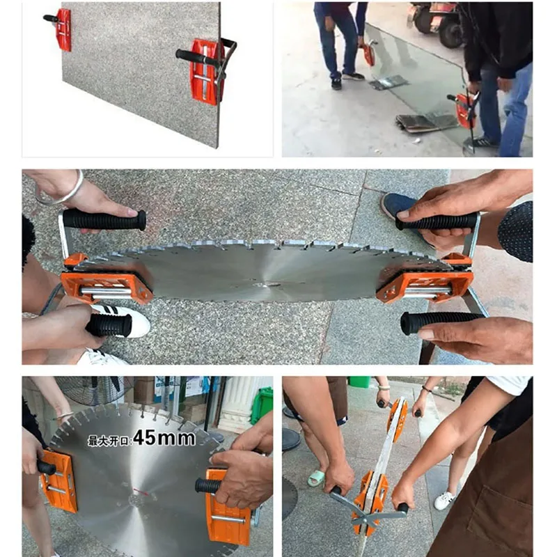 Double Handed Stone Carry Clamp Lifting clamp Double-Handed Carry Clamps Stone Slab Granite Scissor Lifting Tool