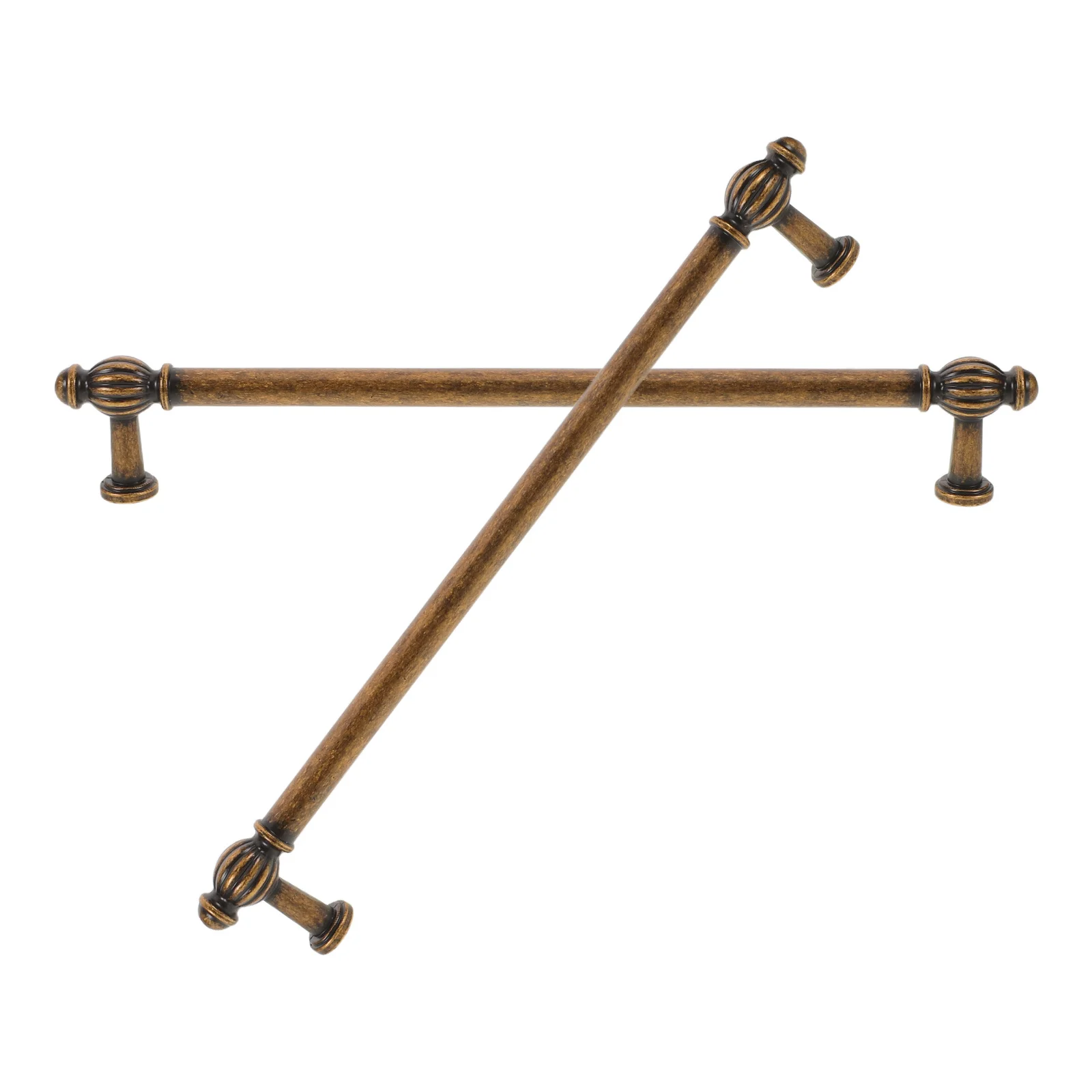 

2Pcs Retro Vintage Drawer Pulls French Style Bronze Cabinet Handles Furniture Pulls for Wardrobe Kitchen Closet Door Hardware