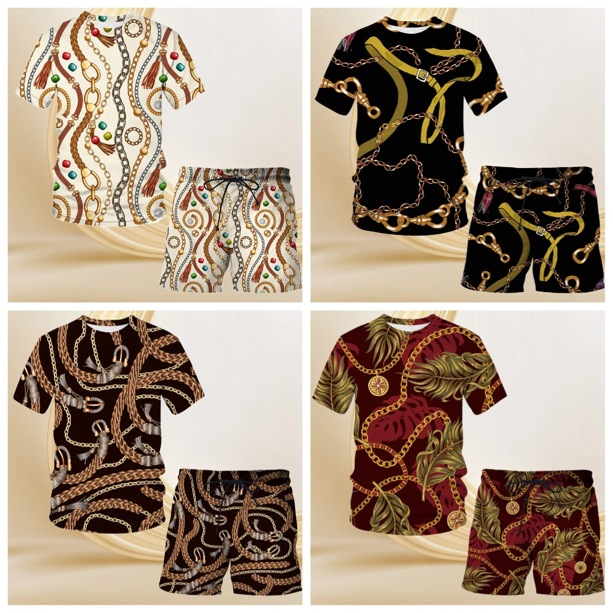 

2025/26 Новая винтажная уличная одежда с 3D принтом розы, персонализированная свободная дышащая мужская повседневная футболка с короткими рукавами, комплект