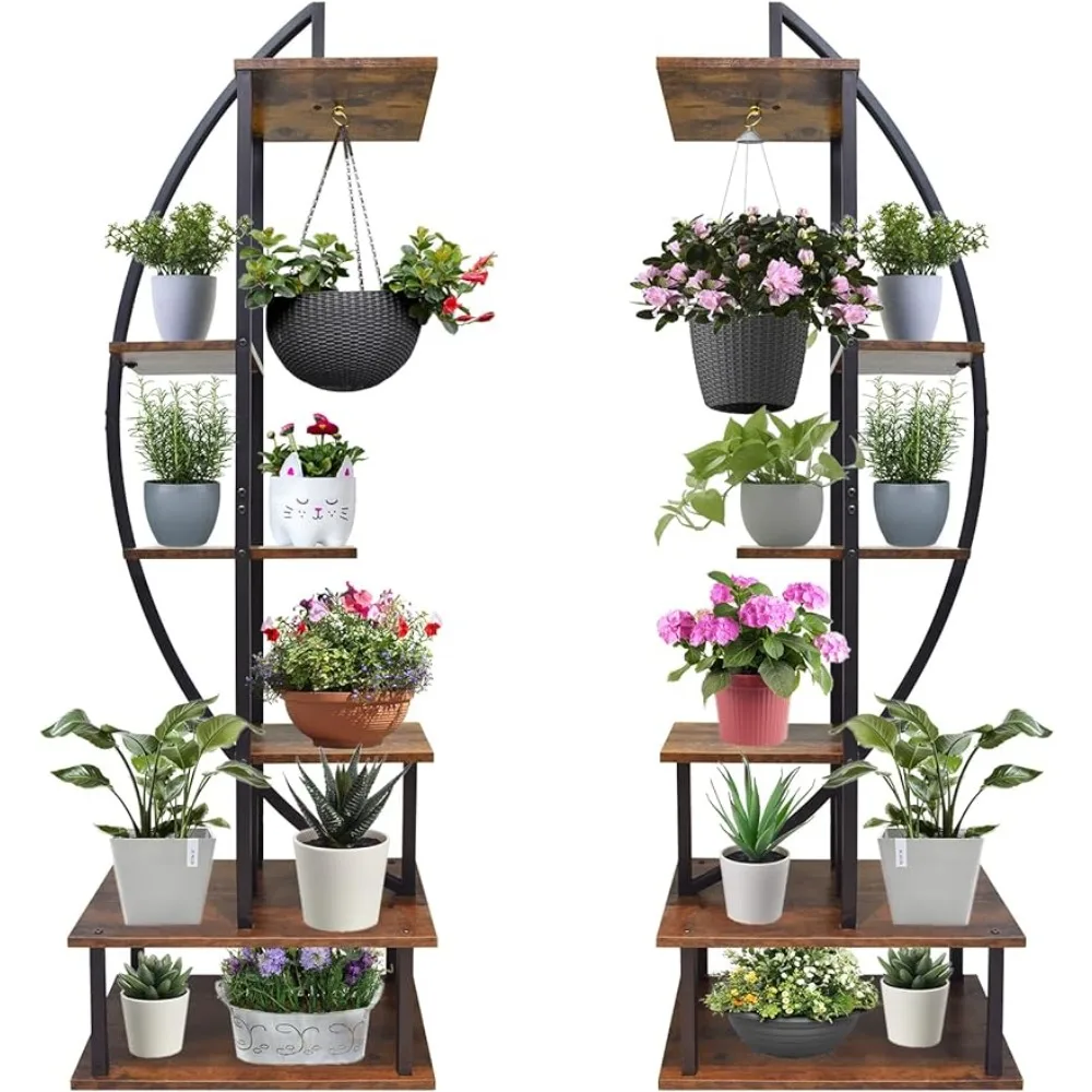 

Patio Stand for Flowers Indoor Tall Ladder Plant Stand Large Plant Display Stand Rack for Living Room Balcony Freight free