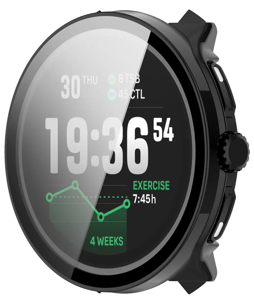 PC-Schutzhülle + gehärteter Film für Suunto Race / Race2 / Race S Anti-Drop Hard Bumper Shell Smartwatch Cover – Detail 3