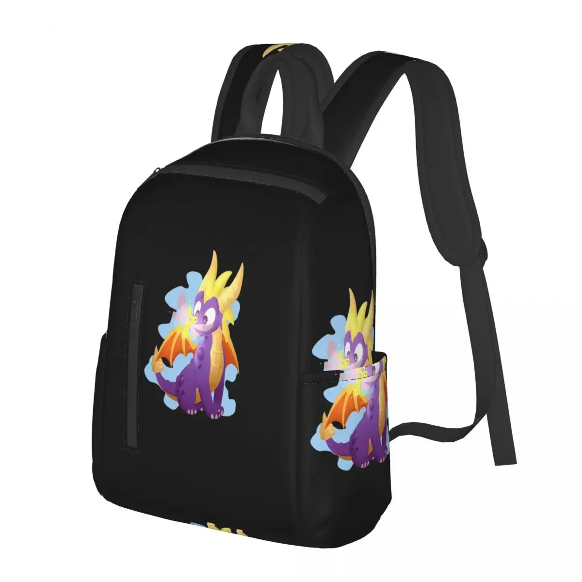 Ice Spyro Student Backpack School Bag Hiking Travel Daypack for Boys Girls Bookbag Shoulder Bags