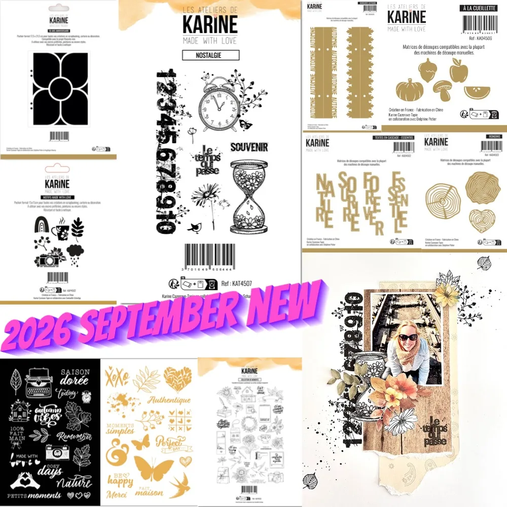 Bäume-Stempel 2025, neues DIY-Scrapbooking-Papier, handgefertigtes Album, Prägung, Grußkarte
