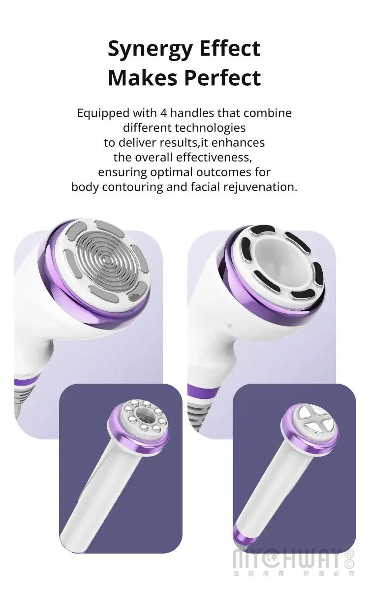 Professional S Shape Ultrasound EMS Vacuum Cavitation Machine for Body & Face Care