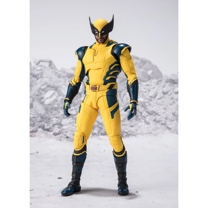 100% Original Bandai S.H.Figuarts SHF Deadpool & Wolverine Movie Wolverine Animation Action Figure Toy Gift Model Collection