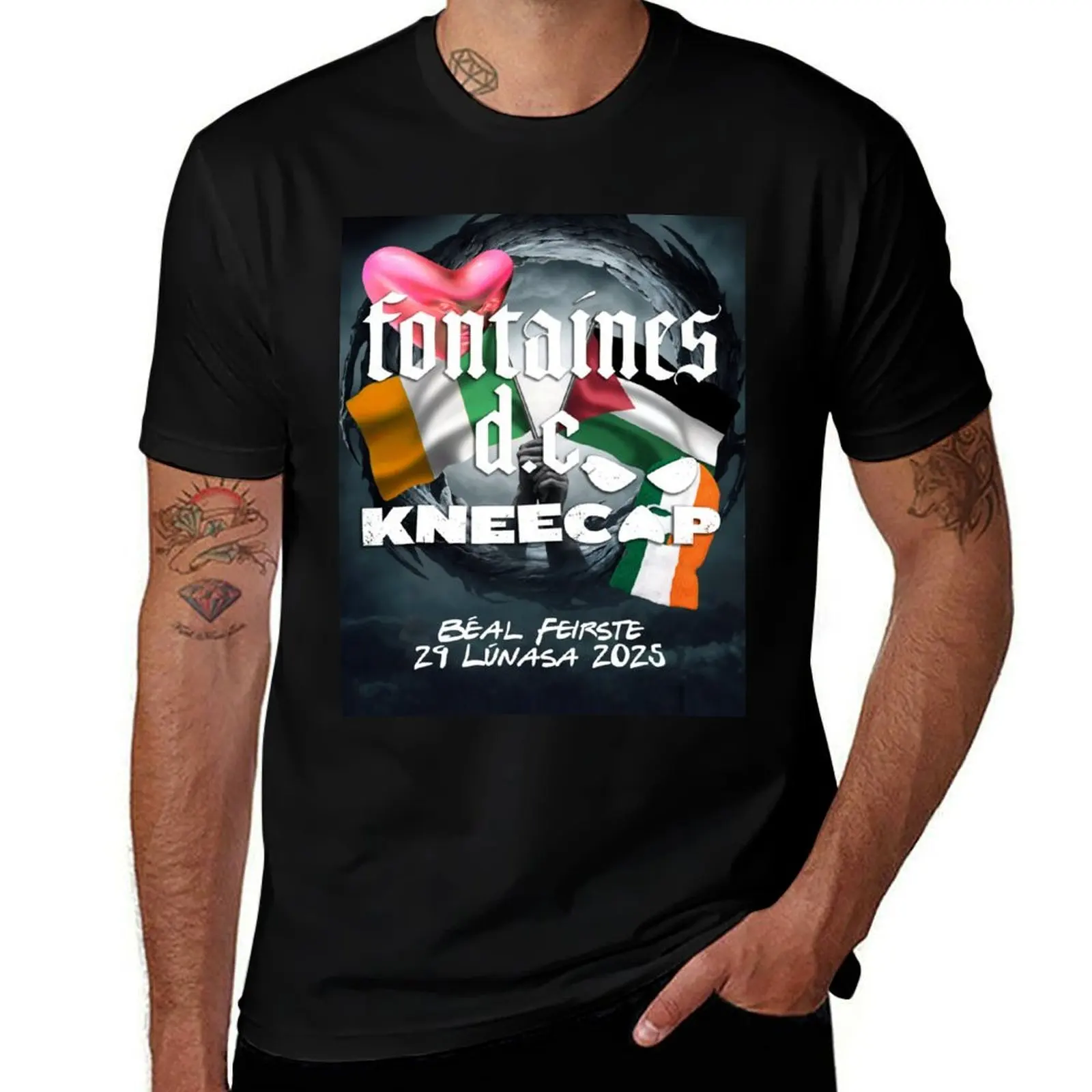 

Kneecap - Belfast August 2025 T-Shirt cotton t shirt pack man t shirt graphic T-Shirt