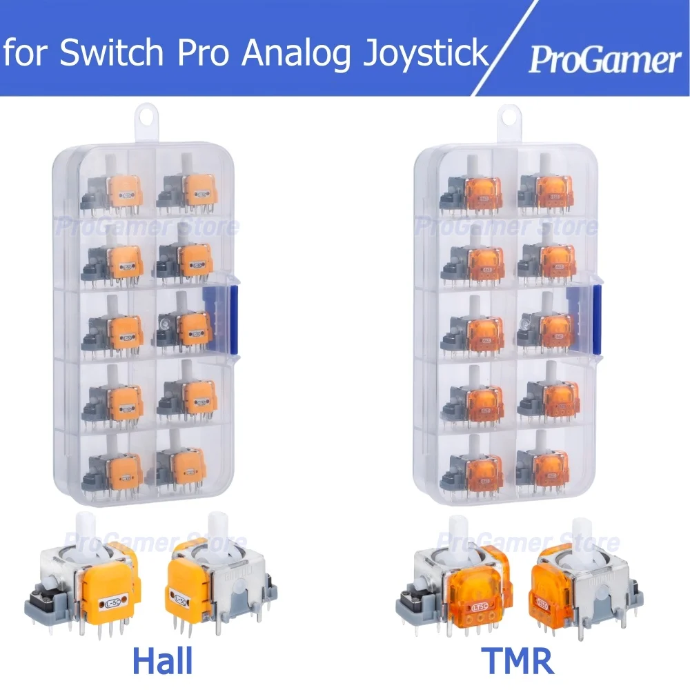 

10/20/30pcs TMR/Hall Electromagnetic Joystick Replacement for Switch Pro Thumbstick Gamepad 3D Analog Stick Sensor Module