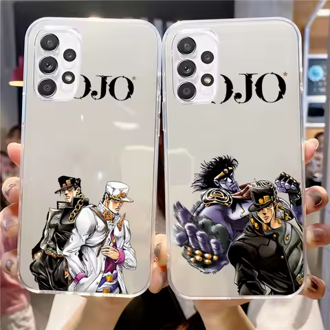 JoJo Bizarre Adventure clear phone case for Samsung Galaxy note S21 S20 S9 S30 A71 A51 S10 A50 S22 10 fe ultra 4g 5g plus