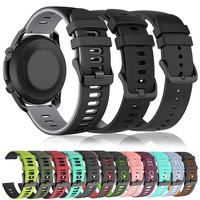 20mm 22mm Watch Strap For TicWatch Pro 3 Ultra GPS/LTE Band For Ticwatch GTX S2 E2 E3 GTH/GTW Silicone Smart Watches Watchbands