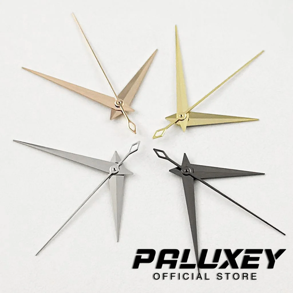 NH35 มือนาฬิกาตัวชี้ Rose Gold สีดําทองเงินค็อกเทลนาฬิกามือสําหรับ NH35/NH36 /4R/7S การเคลื่อนไหว