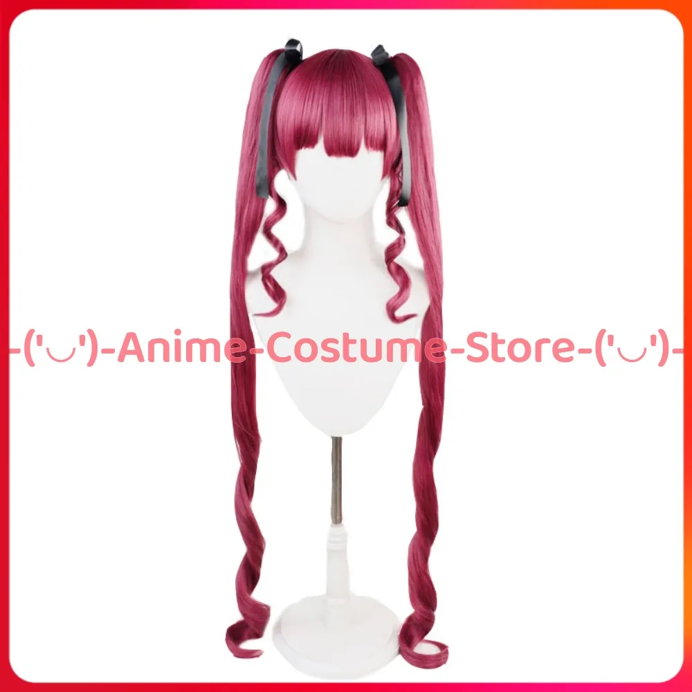 ホロライブ VTuber 霧吹マリン コスプレウィッグ ゴシックロリータ アニメキャラクター ハロウィン カーニバル パーティー コスチュームウィッグ 人工毛