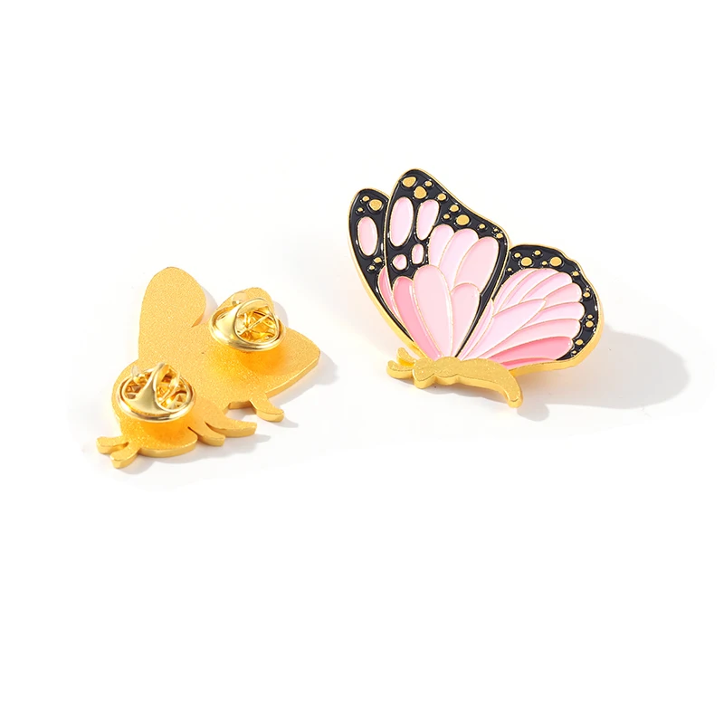 Cute Insect Series Enamel Pins Dragonfly Butterfly Bee Fish Lotus Pattern Brooches For Women Clothes Lapel Badge Jewelry Gift