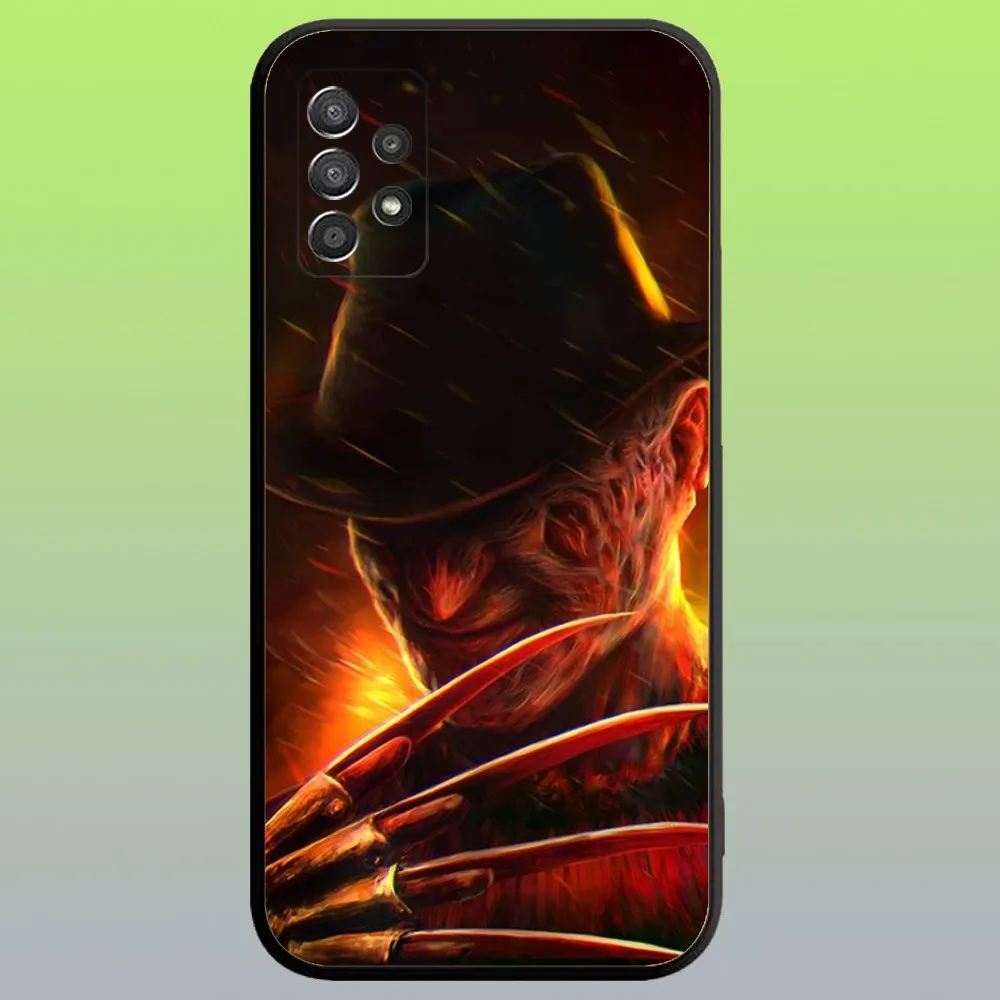 F-Freddy Krueger Horror Phone Case For Samsung Galaxy A20,A21s,A22,A31,A32,A52,A53,A72,73,A80,A91 Soft Black Cover