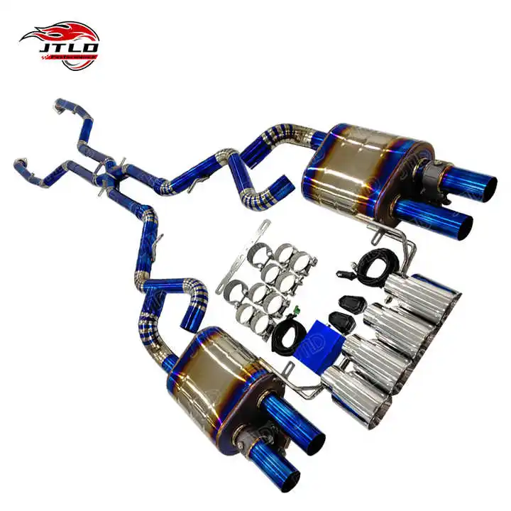 JTLD High Performance Titanium Valvetronic Exhaust Catback System For BMW E90 E92 E93 M3 Exhaust