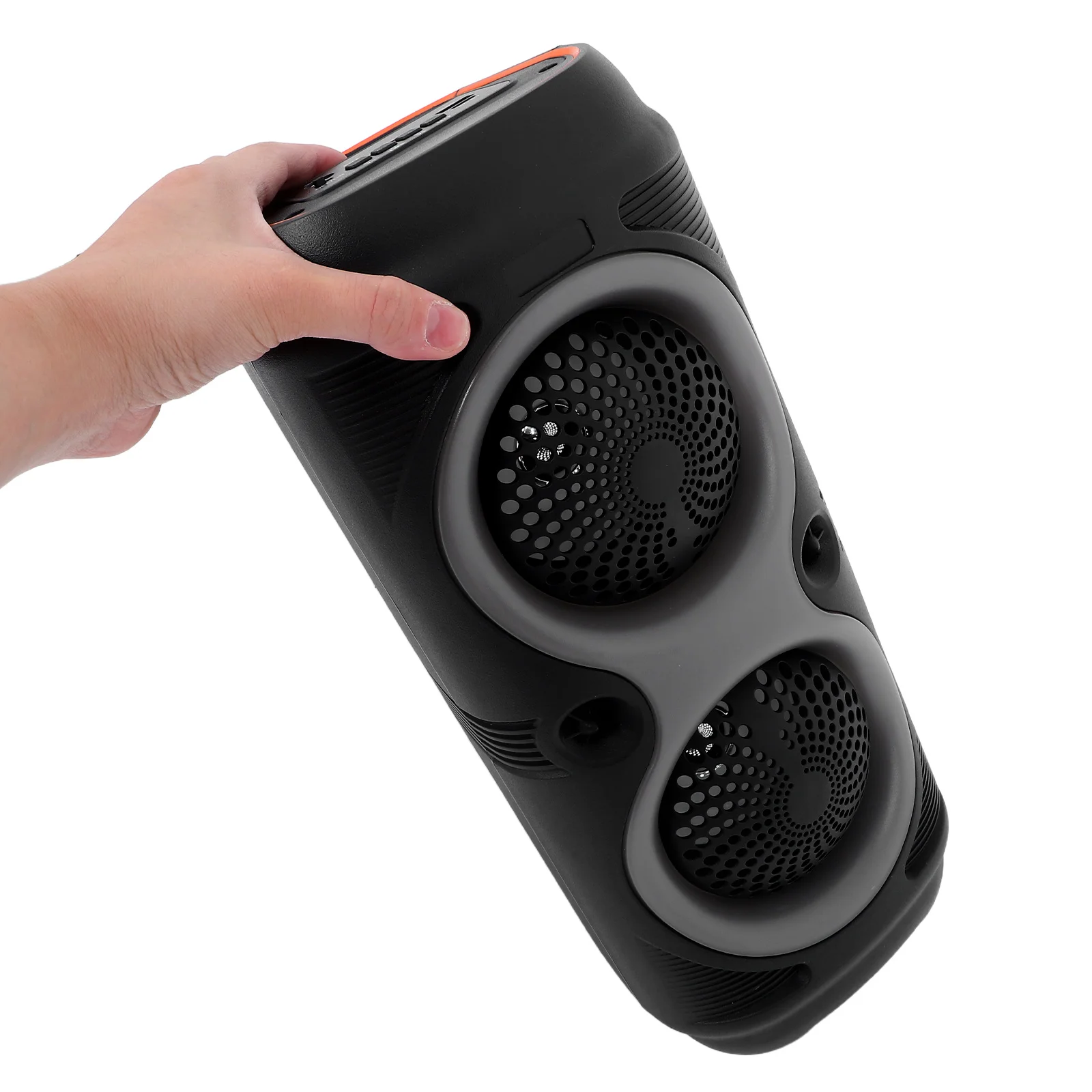 

1 Set Wireless Portable Karaoke Speaker Rgb Rhythm Lights Subwoofer Usb Port Loud Stereo Sound Waterproof Outdoor Camping Party