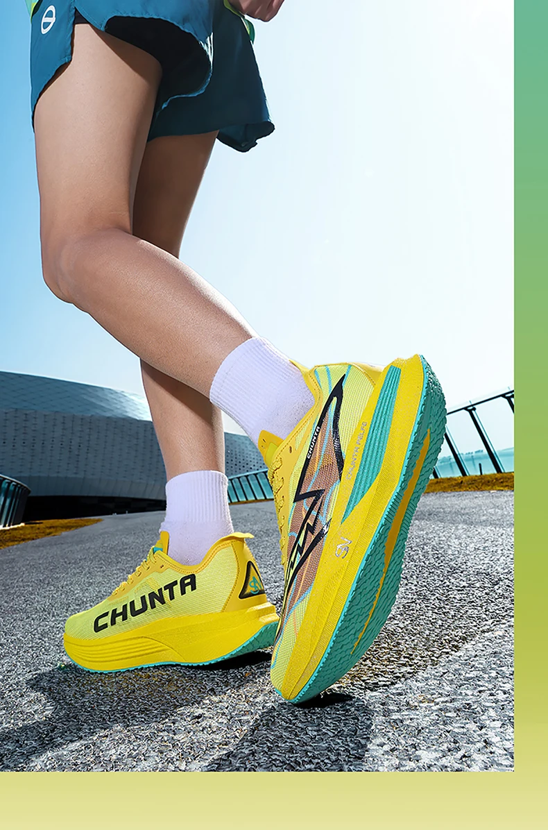 Marathon-Laufschuhe für Herren, Carbon-Platte, Spezial-Sportschuhe, atmungsaktiv, leicht, bequeme Damen-Sneaker für sportliche Freizeitaktivitäten. – Detail 22