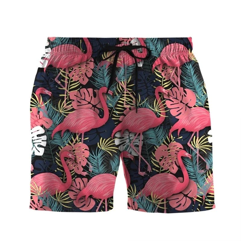 Flower Beach Shorts Fashion 3D Print Surfing Board Shorts Kids Swimming Shorts Men Trunks Masculina Briefs Gym Trunks Short Pant