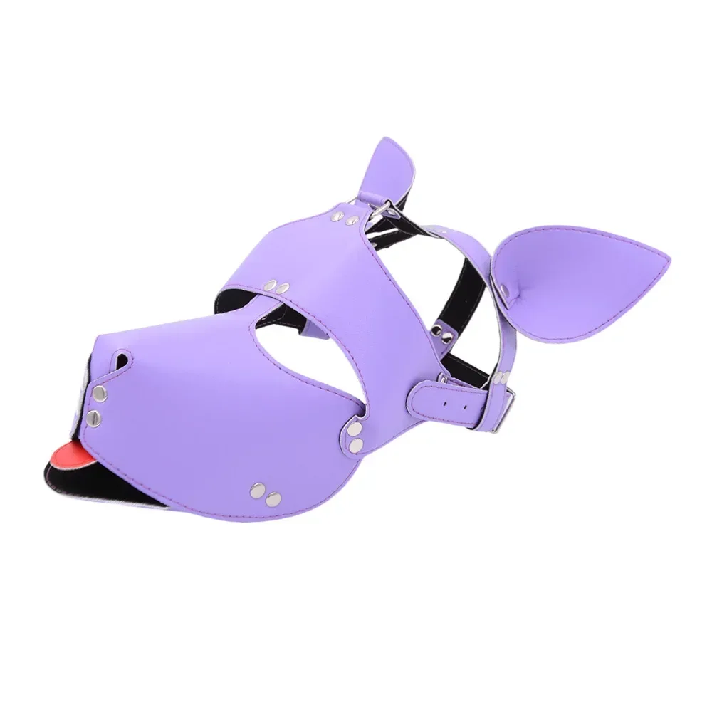 Hundemaske Kapuze Sklave Cosplay Fetisch SM Spiele für Erwachsene Erotik Sexspielzeug für Paare Zurückhaltung Sex Shop Bdsm Bondage