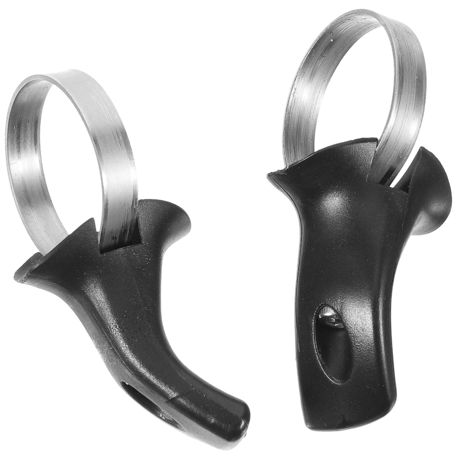 

1 Pair Mountain Bar Ends Bike Handlebar Grips Small Handlebar Ends Durable Metal Plastic Shock Absorption Comfortable Wrist