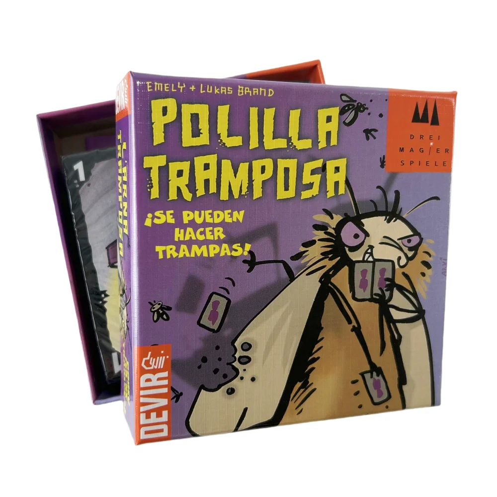 

﻿ НОВЫЕ карты Mogel Motte Polilla, настольная игра Devir-игра, moth cheate/Royal Xiaoqiang Cheating Moth Cards