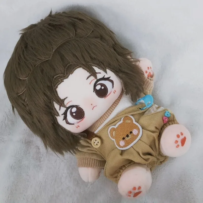 20cm Anime Atak Tytanów Hange Zoe Pluszowa Lalka do Przebierania Bawełniana Urocza Pluszowa Zabawka Cosplay Prezent Urodzinowy dla Dzieci