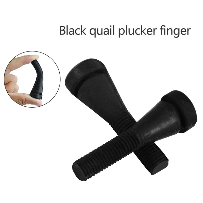 50Pcs Chicken Plucker Fingers, Rubber Hair Removal Stick Poultry Feather Plucking Picker For Duck Quail Goose Easy To Use