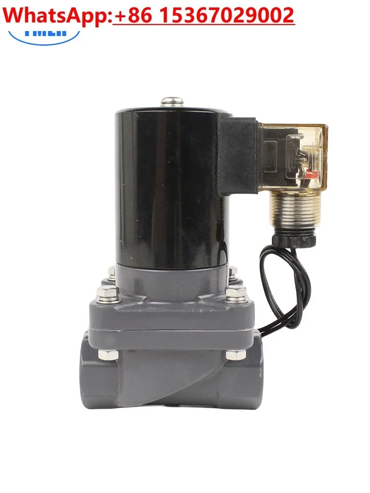 

Anti-corrosive live connection double-controlled UPVC solenoid valve