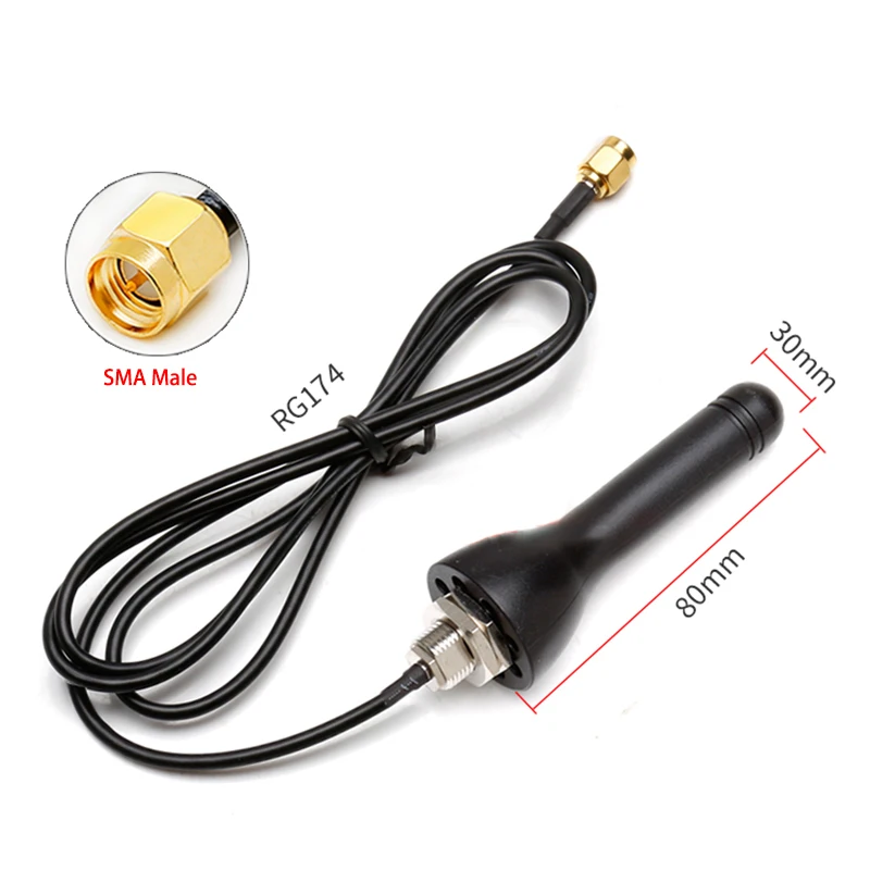 433MHz/2.4G/4G/GSM Antenna 5dbi amplificatore ad alto guadagno esterno impermeabile Cabinet Antenna ripetitore di segnale a lungo raggio SMA maschio