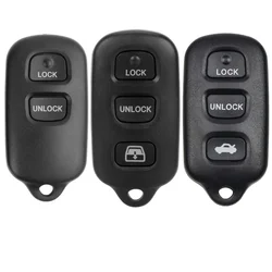 2/3 Buttons Remote Keyless Key Case Car Key Shell For Toyota 1999-2009 4runner / 2001-2008 Sequoia 4Runner Camry Corolla Prius R