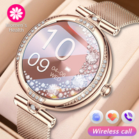 LIGE Fashion Woman Smartwatch AMOLED HD Screen Watches Women Heart Rate Blood Pressure Monitoring Health Smart Watch Android iOS