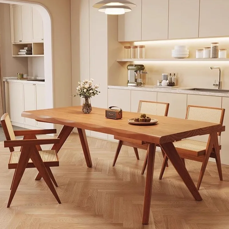 

-+-Nordic Square Dining Tables Restaurant Party Salon Living Room Dining Tables Modern Wooden Esszimmertisch Furniture Home