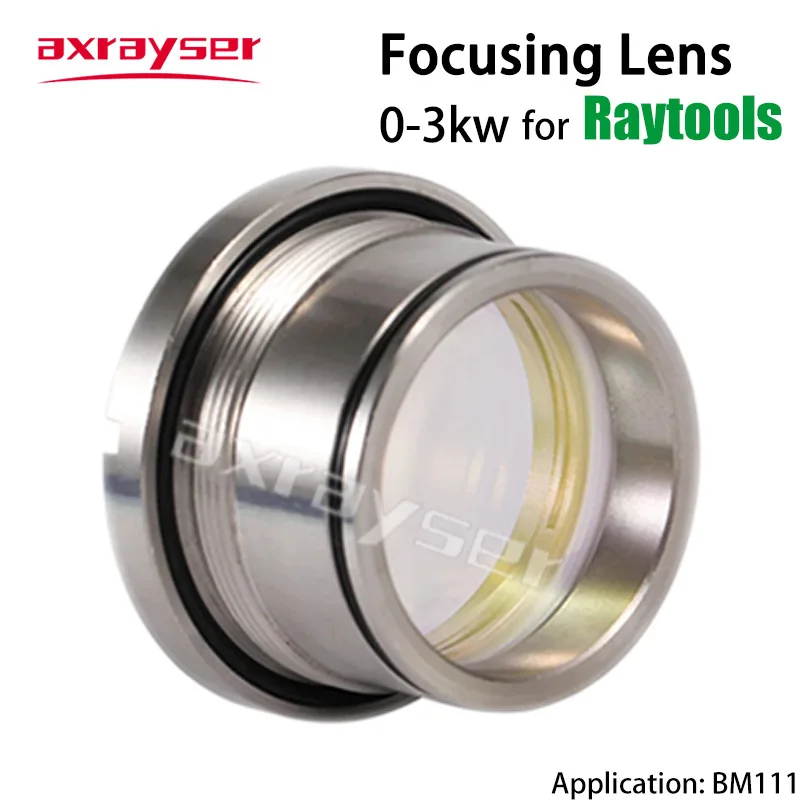 Raytools BM111 Laser Collimating & Focusing Lens D30 F100 F125 0-3KW with Lens Holder for Fiber Cutting Head Optical Silica JGS1