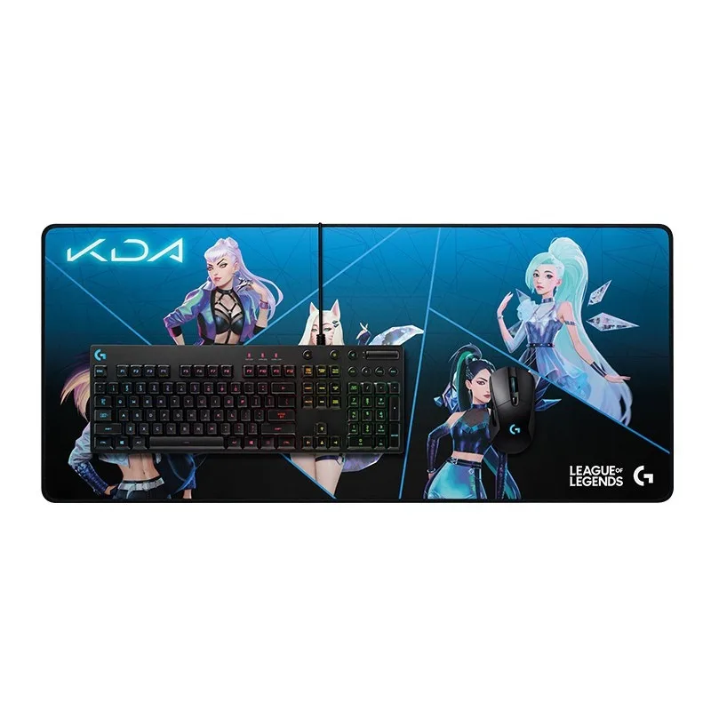 Logitech G840 KDA Limited Edition Gaming Mouse Pad XL Desk Mat 900×400×3mm Non-slip Rubber Base Cloth Mousepad