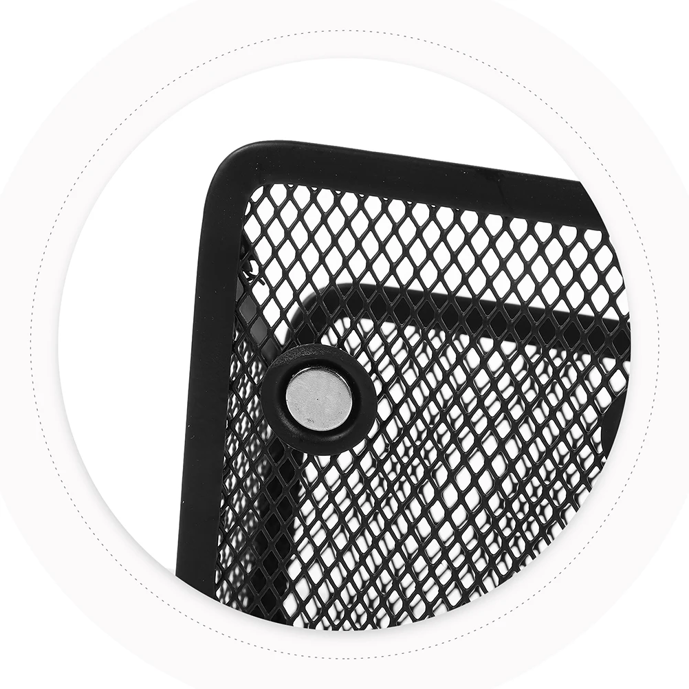 

Magnetic Pen Holder Iron Material Sturdy For Fridge Whiteboard Metal Surfaces Office Classroom Organizer Storage Container