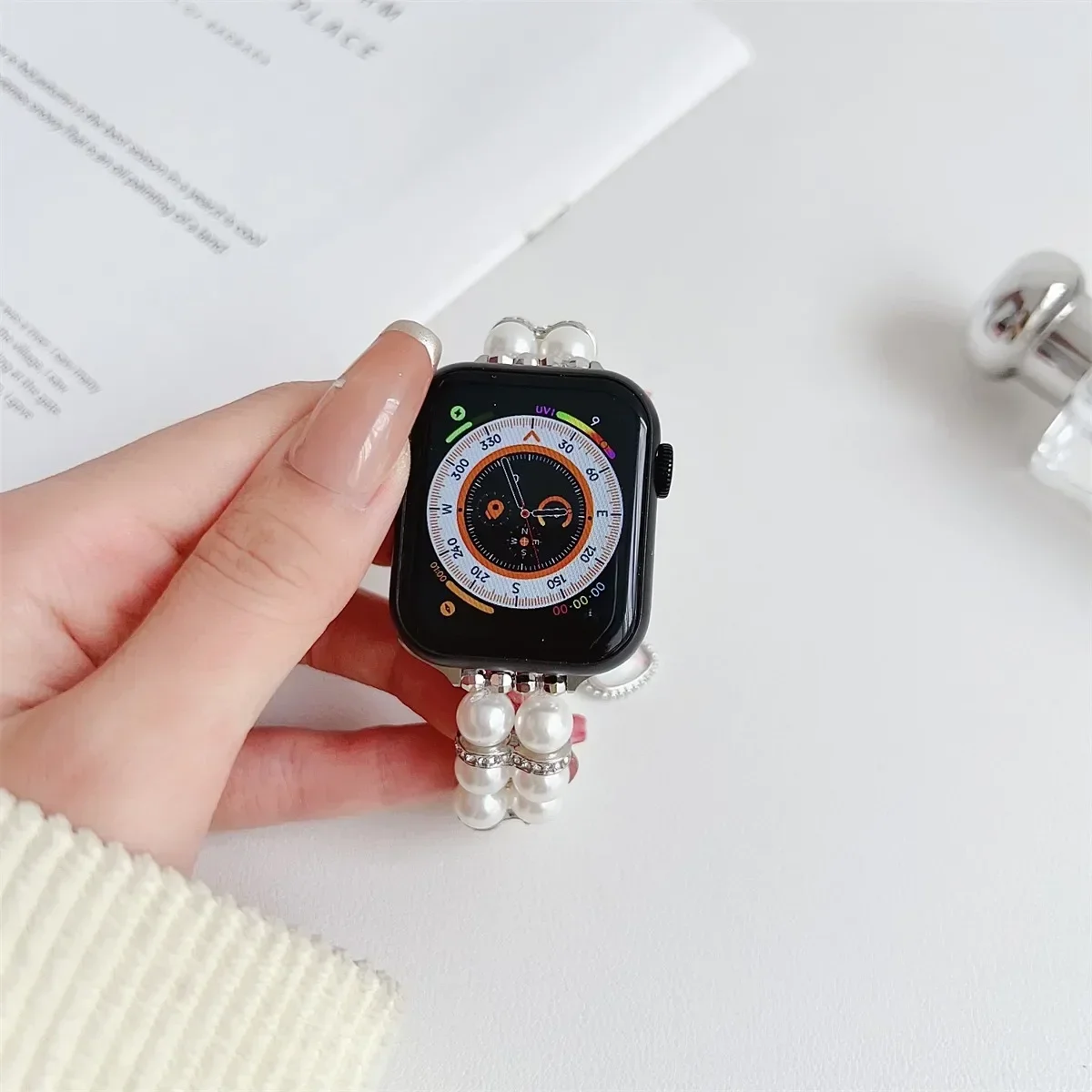 Cinturino per orologio da polso per iWatch Ultra 2 Series 10/9/8/7/6/5 Cinturino per orologio da polso alla moda 42/44/45/46/49mm 38/40/41mm_voghion.com