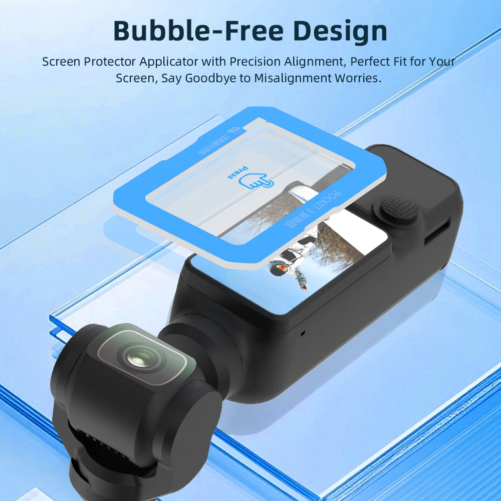 Tempered Film Screen Protector For DJI OSMO Pocket 4/3 Lens Protective Glass Dustproof Camera Easy To Install Accessories